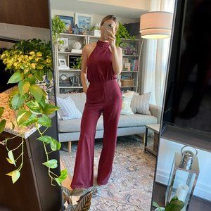 Lulu's Wide-leg Backless Jumpsuit